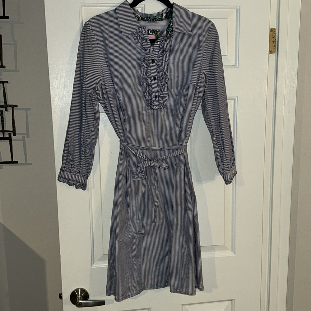 LIlly striped blue dress